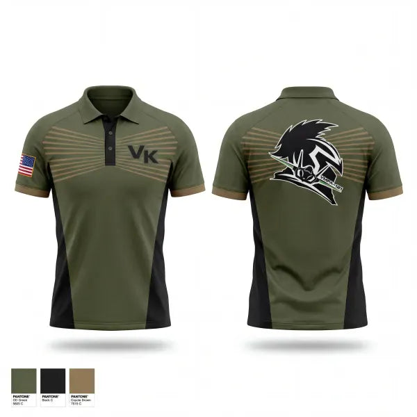 Short Sleeve Performance Polo, VMFA-121, Marines, Teamtime, Team time, sublimation, custom sports apparel, team uniforms, spirit wear, spiritwear, sports uniforms, custom shirts, team store, custom team store, fundraiser sports, apparel fundraiser