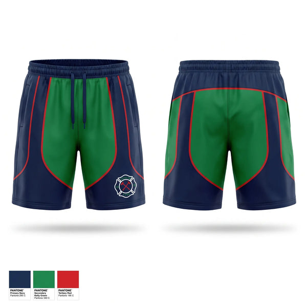 Athletic Shorts With Pockets, Dublin Fire Department, Fire Department, Teamtime, Team time, sublimation, custom sports apparel, team uniforms, spirit wear, spiritwear, sports uniforms, custom shirts, team store, custom team store, fundraiser sports, apparel fundraiser