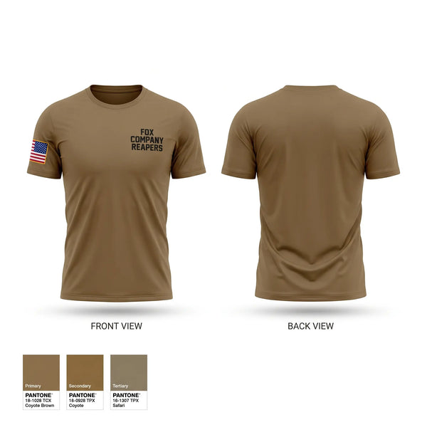 Short Sleeve Performance Shirt, Fox company reapers, National Guard, Teamtime, Team time, sublimation, custom sports apparel, team uniforms, spirit wear, spiritwear, sports uniforms, custom shirts, team store, custom team store, fundraiser sports, apparel fundraiser