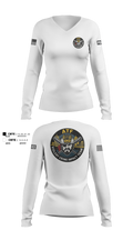 ATF 41951708 Women's Long Sleeve V-neck Shirt - 106