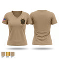 Florida Counterdrug Training Center Women's Short Sleeve V-neck Shirt - 1