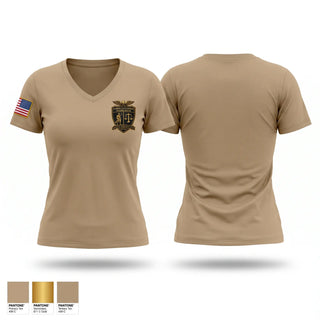 Womens Short Sleeve Vneck Shirt, Florida Counterdrug Training Center, National Guard, Teamtime, Team time, sublimation, custom sports apparel, team uniforms, spirit wear, spiritwear, sports uniforms, custom shirts, team store, custom team store, fundraiser sports, apparel fundraiser