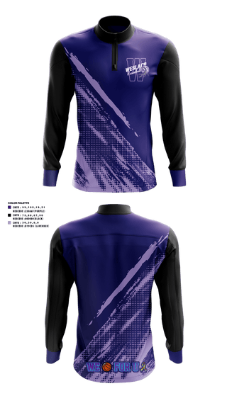 Quarter Zip Jacket, Weslaco Scorpions, Men's Basketball, Teamtime, Team time, sublimation, custom sports apparel, team uniforms, spirit wear, spiritwear, sports uniforms, custom shirts, team store, custom team store, fundraiser sports, apparel fundraiser