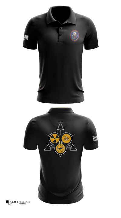 51st WMD-CST 41822234 Short Sleeve Performance Polo - 2