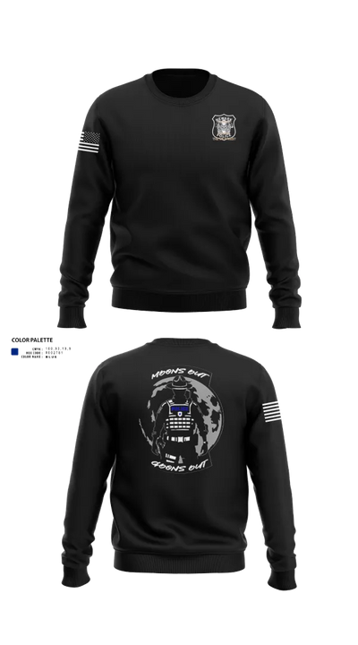 4th Precinct 85110542 Crew Neck Sweatshirt - 71