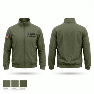Windbreaker, 4th Squadron-9th Regiment 1st CAV Division, Army, Teamtime, Team time, sublimation, custom sports apparel, team uniforms, spirit wear, spiritwear, sports uniforms, custom shirts, team store, custom team store, fundraiser sports, apparel fundraiser