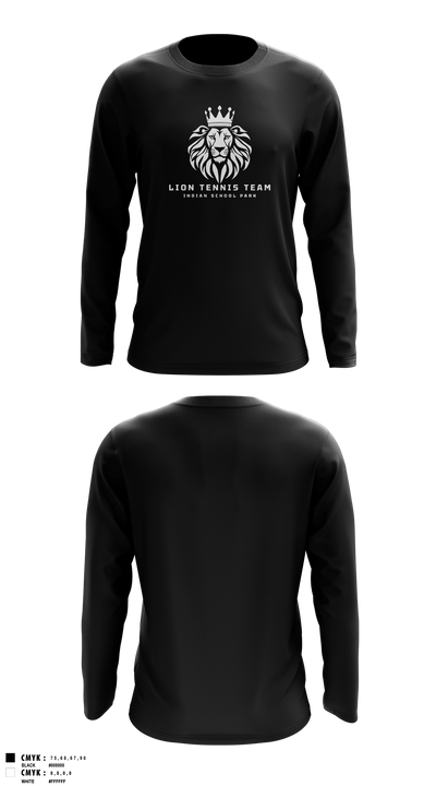 Lion Tennis Team Long Sleeve Performance Shirt - 5