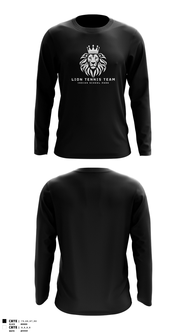 Long Sleeve Performance Shirt, Lion Tennis Team, Tennis, Teamtime, Team time, sublimation, custom sports apparel, team uniforms, spirit wear, spiritwear, sports uniforms, custom shirts, team store, custom team store, fundraiser sports, apparel fundraiser
