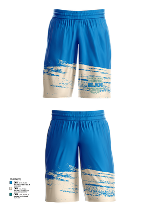 Womens Basketball Shorts, Slam, Women's Basketball, Teamtime, Team time, sublimation, custom sports apparel, team uniforms, spirit wear, spiritwear, sports uniforms, custom shirts, team store, custom team store, fundraiser sports, apparel fundraiser