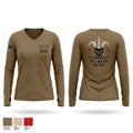 Blackjack 1-10FA Women's Long Sleeve V-neck Shirt - 1