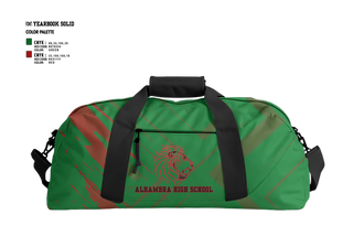 Duffle Bag, Alhambra High School Cheer, Cheer, Teamtime, Team time, sublimation, custom sports apparel, team uniforms, spirit wear, spiritwear, sports uniforms, custom shirts, team store, custom team store, fundraiser sports, apparel fundraiser
