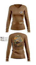D/10 Slayers Women's Long Sleeve V-neck Shirt - 22