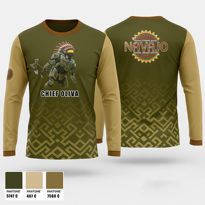 Chief Oliva Long Sleeve Performance Shirt 1