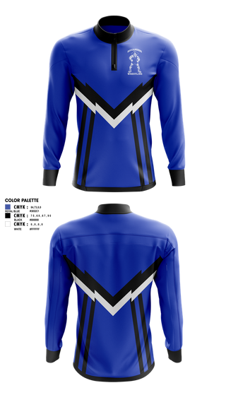Quarter Zip Jacket, Buccaneers, Wrestling, Teamtime, Team time, sublimation, custom sports apparel, team uniforms, spirit wear, spiritwear, sports uniforms, custom shirts, team store, custom team store, fundraiser sports, apparel fundraiser