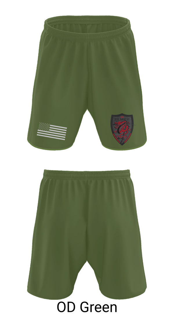 Athletic Shorts With Pockets, III MEF G-9, Marines, Teamtime, Team time, sublimation, custom sports apparel, team uniforms, spirit wear, spiritwear, sports uniforms, custom shirts, team store, custom team store, fundraiser sports, apparel fundraiser