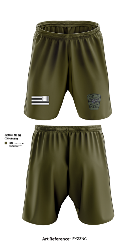 Athletic Shorts With Pockets, Clinton Township Special Response Team (SRT), , Teamtime, Team time, sublimation, custom sports apparel, team uniforms, spirit wear, spiritwear, sports uniforms, custom shirts, team store, custom team store, fundraiser sports, apparel fundraiser