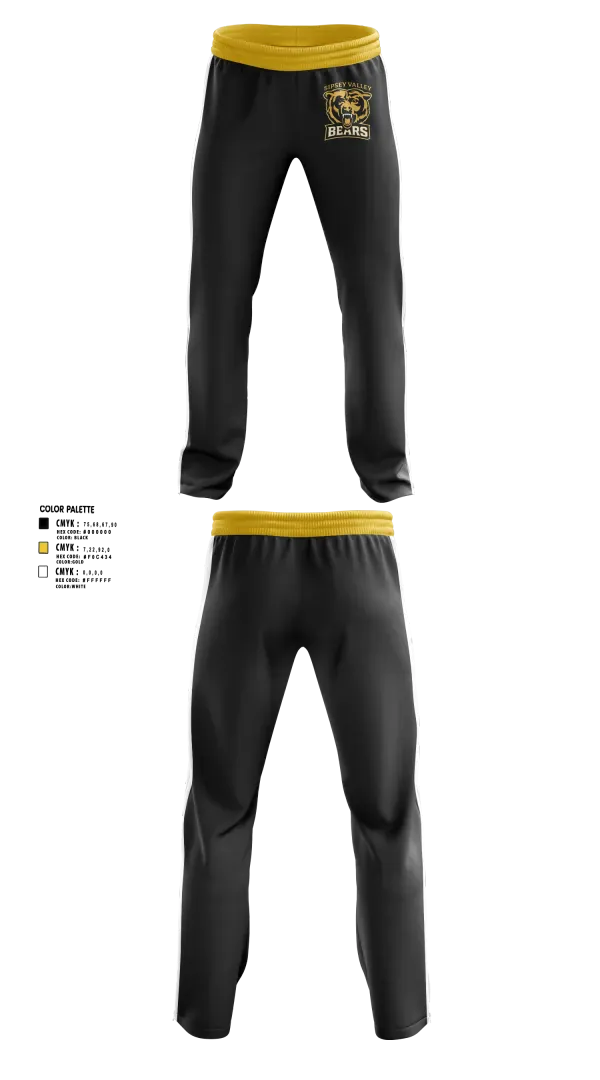 Sweatpants, Sipsey Valley Bears, Baseball, Teamtime, Team time, sublimation, custom sports apparel, team uniforms, spirit wear, spiritwear, sports uniforms, custom shirts, team store, custom team store, fundraiser sports, apparel fundraiser