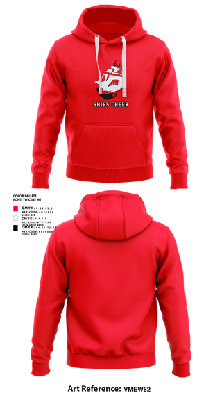 Hoodie, Ships Cheer, Cheer, Teamtime, Team time, sublimation, custom sports apparel, team uniforms, spirit wear, spiritwear, sports uniforms, custom shirts, team store, custom team store, fundraiser sports, apparel fundraiser