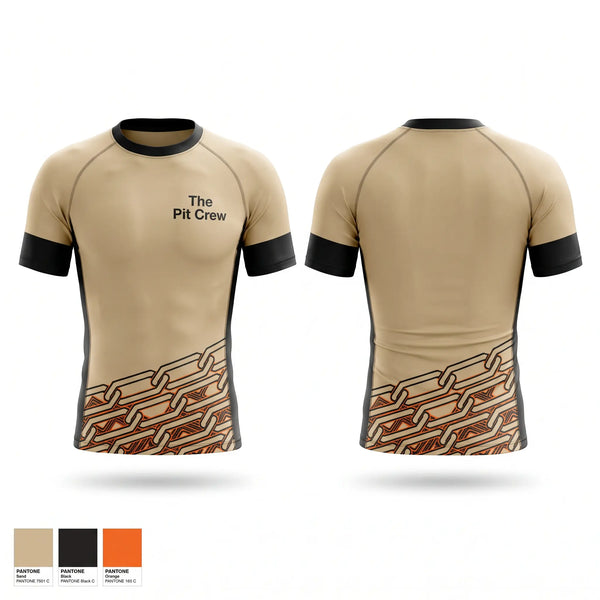 Short Sleeve Rash Guard Shirt, The Pit Crew, Wrestling, Teamtime, Team time, sublimation, custom sports apparel, team uniforms, spirit wear, spiritwear, sports uniforms, custom shirts, team store, custom team store, fundraiser sports, apparel fundraiser