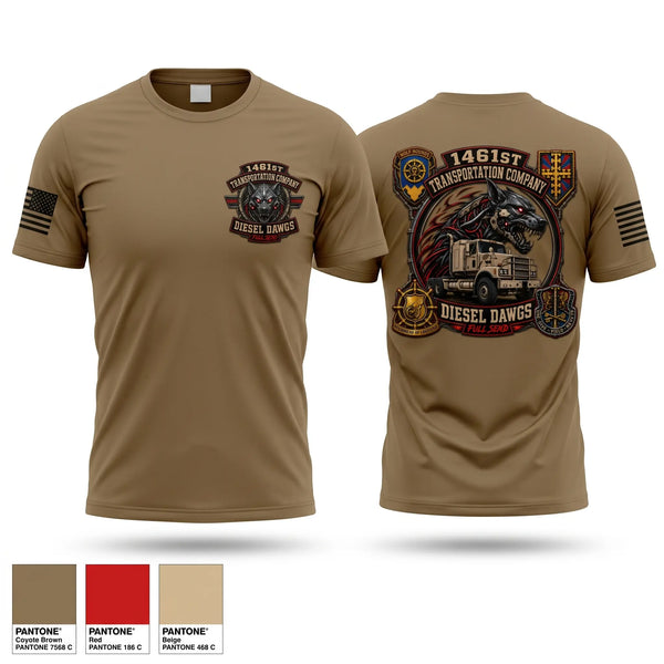 Short Sleeve Performance Shirt, 1461st Transportation Company, National Guard, Teamtime, Team time, sublimation, custom sports apparel, team uniforms, spirit wear, spiritwear, sports uniforms, custom shirts, team store, custom team store, fundraiser sports, apparel fundraiser