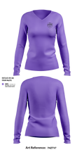 The Cutwayz Experience 82591730 Women's Long Sleeve V-neck Shirt - 100