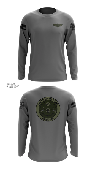 Long Sleeve Performance Shirt, Drone Unit, Police, Teamtime, Team time, sublimation, custom sports apparel, team uniforms, spirit wear, spiritwear, sports uniforms, custom shirts, team store, custom team store, fundraiser sports, apparel fundraiser