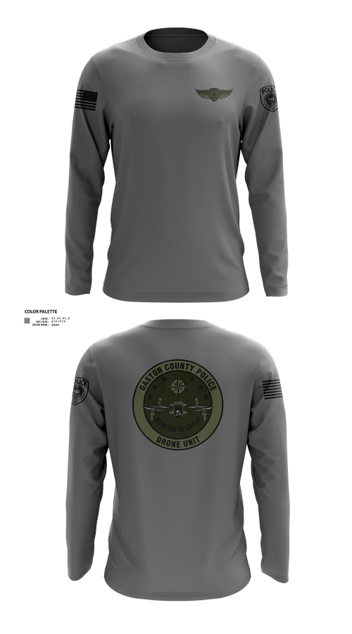 Long Sleeve Performance Shirt, Drone Unit, Police, Teamtime, Team time, sublimation, custom sports apparel, team uniforms, spirit wear, spiritwear, sports uniforms, custom shirts, team store, custom team store, fundraiser sports, apparel fundraiser