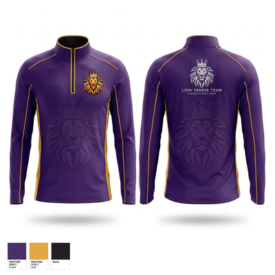 Lion Tennis Team Quarter Zip Jacket - 1