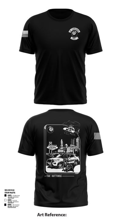 Columbus Division of Police- 8C Company 60108409 Short Sleeve Performance Shirt - 101