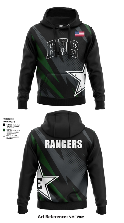 Estacada High School Wrestling Hoodie - 1
