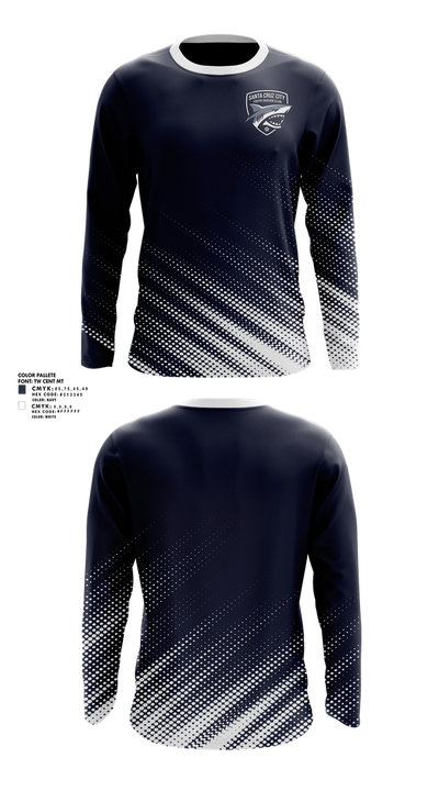 Santa Cruz City Youth Soccer Club 40534933 Long Sleeve Performance Shirt 1