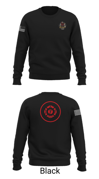 Crew Neck Sweatshirt, Bangor fire, Fire Department, Teamtime, Team time, sublimation, custom sports apparel, team uniforms, spirit wear, spiritwear, sports uniforms, custom shirts, team store, custom team store, fundraiser sports, apparel fundraiser