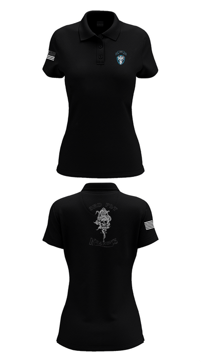 95th cbrn 3rd plt Women's Short Sleeve Performance Polo  - 35