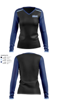 South Spartanburg Smoke 30147754 Women's Long Sleeve V-neck Shirt - 21