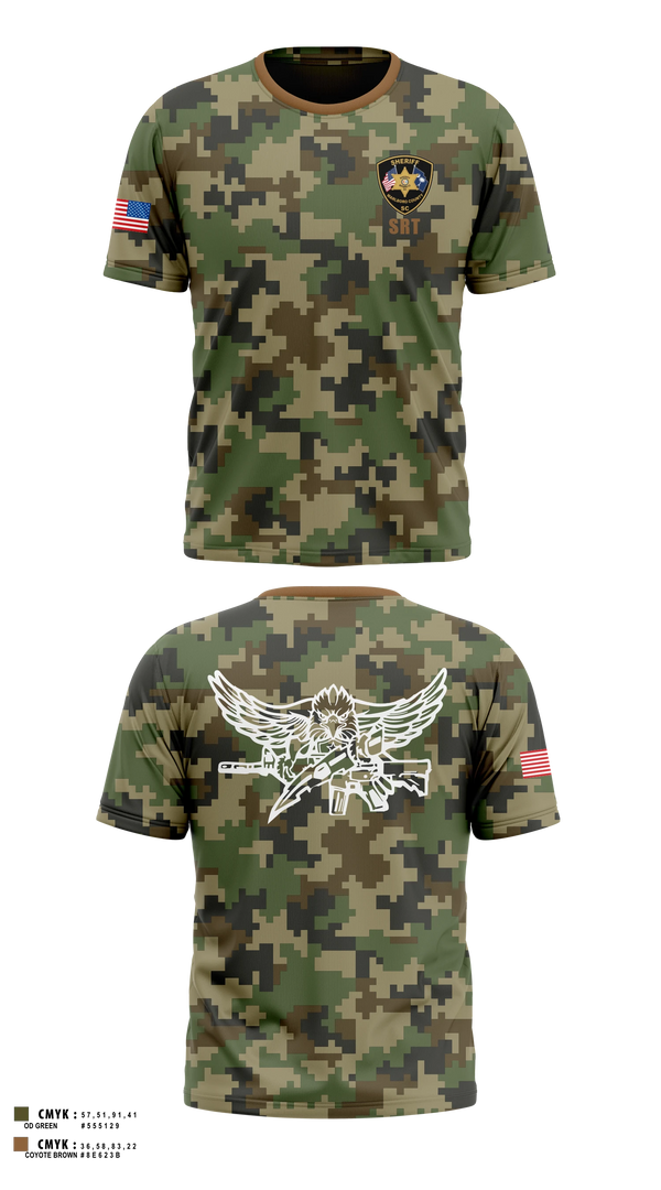 Marlboro County Sheriff's Office SRT Short Sleeve Performance Shirt - 4