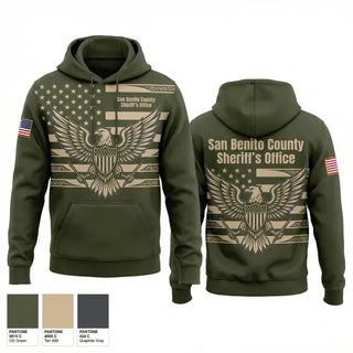 Hoodie, San Benito County Sheriff’s Office, Police, Teamtime, Team time, sublimation, custom sports apparel, team uniforms, spirit wear, spiritwear, sports uniforms, custom shirts, team store, custom team store, fundraiser sports, apparel fundraiser