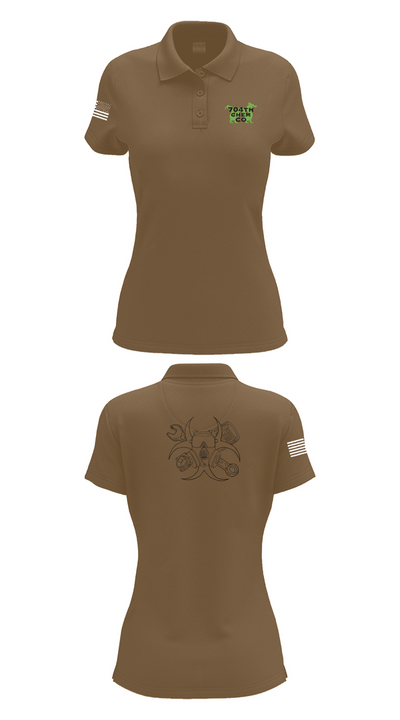704th Chem Co 57484500 Women's Short Sleeve Performance Polo  - 15