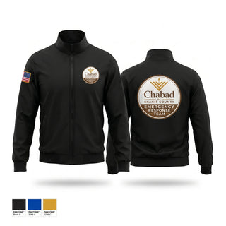 Windbreaker, Chabad of Skagit County Emergency Response Team, EMS/EMT, Teamtime, Team time, sublimation, custom sports apparel, team uniforms, spirit wear, spiritwear, sports uniforms, custom shirts, team store, custom team store, fundraiser sports, apparel fundraiser