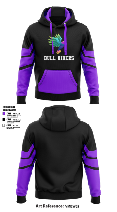 Bull Riders Hoodie - 1