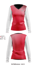 Elkton 15976263 Women's Long Sleeve V-neck Shirt - 1