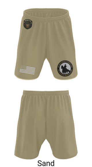 Athletic Shorts With Pockets, 2-8 Cav, HHC, Medic Platoon, , Teamtime, Team time, sublimation, custom sports apparel, team uniforms, spirit wear, spiritwear, sports uniforms, custom shirts, team store, custom team store, fundraiser sports, apparel fundraiser