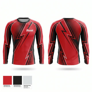 Long Sleeve Performance Shirt, Diesel, Softball, Teamtime, Team time, sublimation, custom sports apparel, team uniforms, spirit wear, spiritwear, sports uniforms, custom shirts, team store, custom team store, fundraiser sports, apparel fundraiser