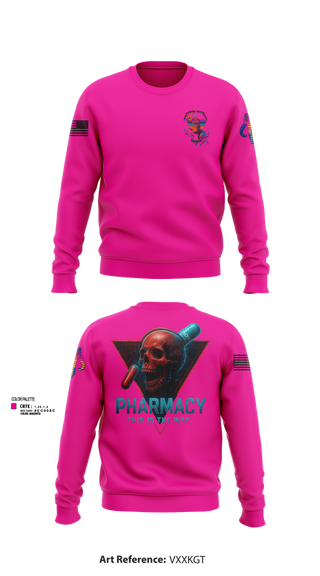 Crew Neck Sweatshirt, C co Pharmacy, , Teamtime, Team time, sublimation, custom sports apparel, team uniforms, spirit wear, spiritwear, sports uniforms, custom shirts, team store, custom team store, fundraiser sports, apparel fundraiser