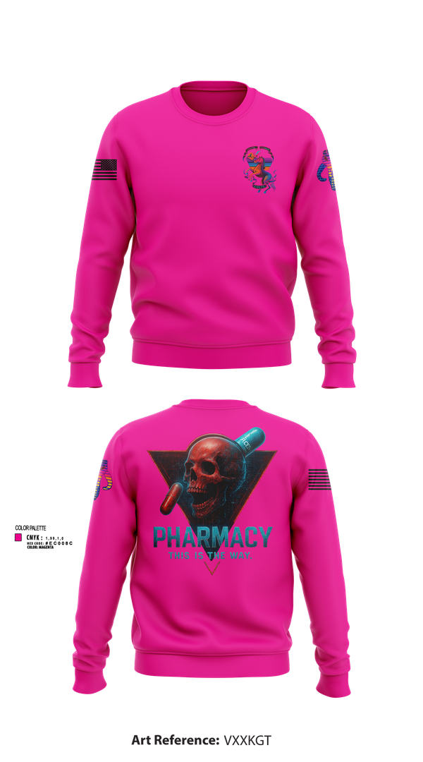 Crew Neck Sweatshirt, C co Pharmacy, , Teamtime, Team time, sublimation, custom sports apparel, team uniforms, spirit wear, spiritwear, sports uniforms, custom shirts, team store, custom team store, fundraiser sports, apparel fundraiser