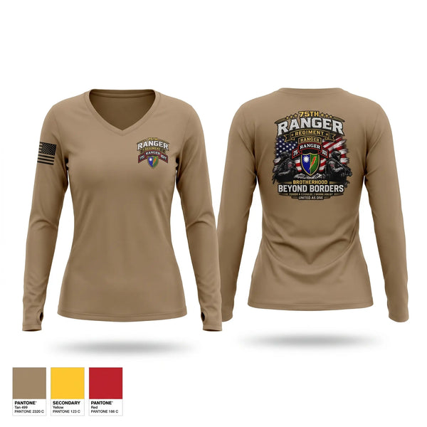 Womens Long Sleeve Vneck Shirt, Rodriguez, Army, Teamtime, Team time, sublimation, custom sports apparel, team uniforms, spirit wear, spiritwear, sports uniforms, custom shirts, team store, custom team store, fundraiser sports, apparel fundraiser