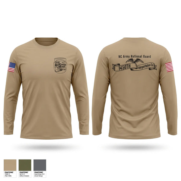Long Sleeve Performance Shirt, 1450th Transportation Company, National Guard, Teamtime, Team time, sublimation, custom sports apparel, team uniforms, spirit wear, spiritwear, sports uniforms, custom shirts, team store, custom team store, fundraiser sports, apparel fundraiser