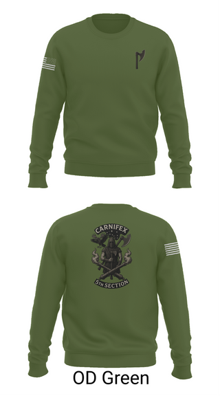 Crew Neck Sweatshirt, 2-8 FA, C BTRY, , Teamtime, Team time, sublimation, custom sports apparel, team uniforms, spirit wear, spiritwear, sports uniforms, custom shirts, team store, custom team store, fundraiser sports, apparel fundraiser