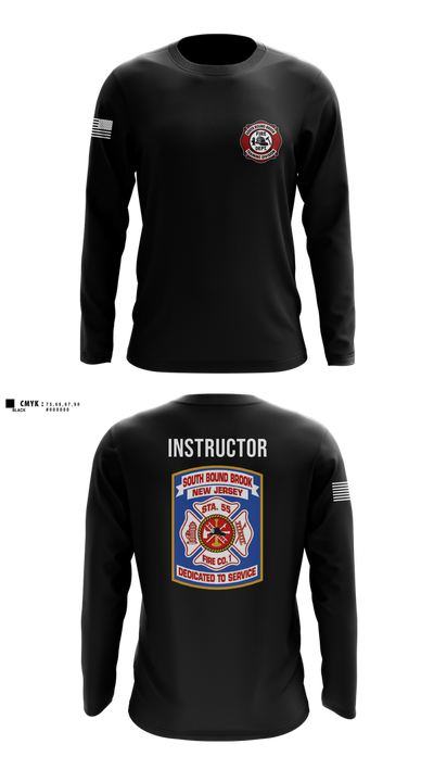 South bound brook training division 12410135 Long Sleeve Performance Shirt 1
