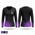 Elgin Huskies 34106074 Women's Long Sleeve V-neck Shirt - 3