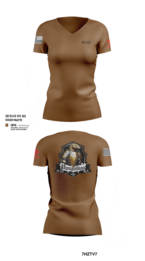 Womens Short Sleeve Vneck Shirt, PLXP PLT Pangolins, , Teamtime, Team time, sublimation, custom sports apparel, team uniforms, spirit wear, spiritwear, sports uniforms, custom shirts, team store, custom team store, fundraiser sports, apparel fundraiser